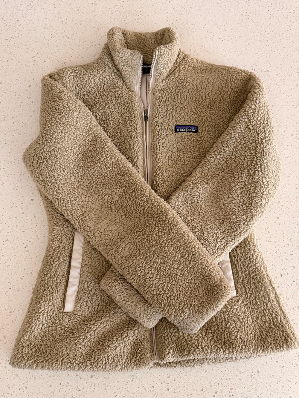 Patagonia Beige Sherpa Fleece
